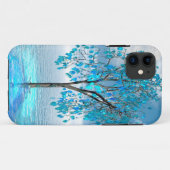 Crystal Blue Tree Case-Mate iPhone Hülle (Rückseite (Horizontal))