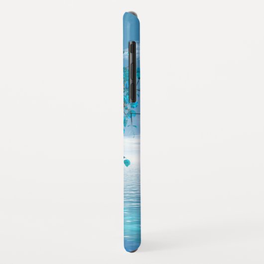Crystal Blue Tree Case-Mate iPhone Hülle (Hinten/Links)