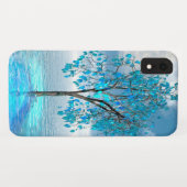 Crystal Blue Tree Case-Mate iPhone Hülle (Rückseite (Horizontal))