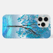 Crystal Blue Tree iPhone Hülle (Rückseite (Horizontal))
