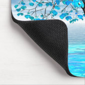 Crystal Blue Tree Mouse Pad Mousepad (Ecke)