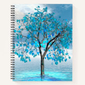 Crystal Blue Tree Notizblock (Vorderseite)