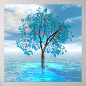 Crystal Blue Tree Poster (Vorne)