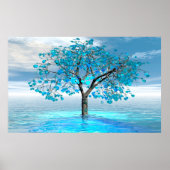 Crystal Blue Tree Poster (Vorne)