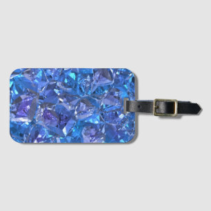 Crystal Blue und Lila Gepäckanhänger