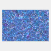 Crystal Blue und Lila Geschenkpapier Set (Vorderseite 2)