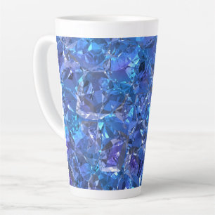 Crystal Blue und Lila Milchtasse