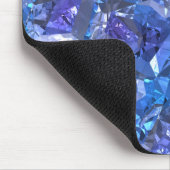 Crystal Blue und Lila Mousepad (Ecke)