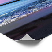 Crystal Blue Water Print Poster (Ecke)