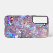 Crystal Bubble Sparkle Samsung Galaxy Hülle (Rückseite (Horizontal))