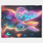 Crystal Bunny Fleecedecke (Vorderseite (Horizontal))