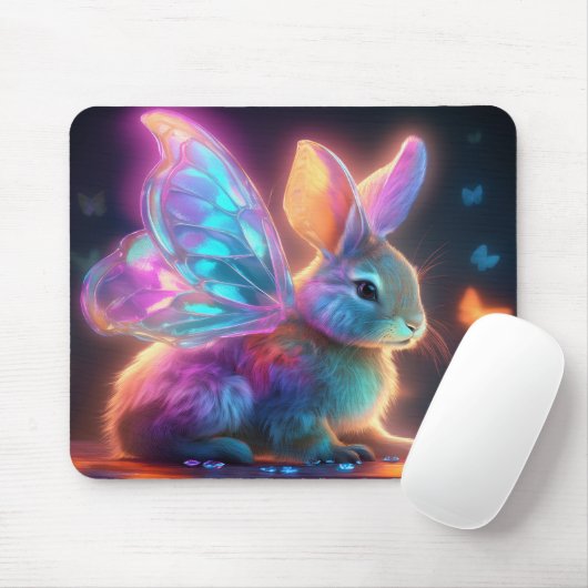 Crystal Bunny Mousepad (Mit Mouse)