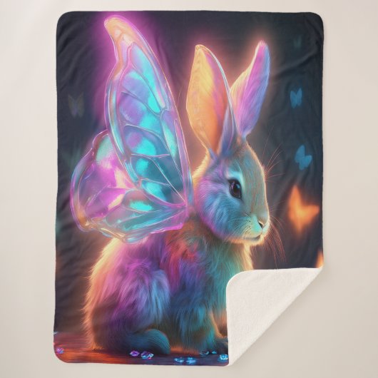 Crystal Bunny Sherpadecke (Vorderseite)