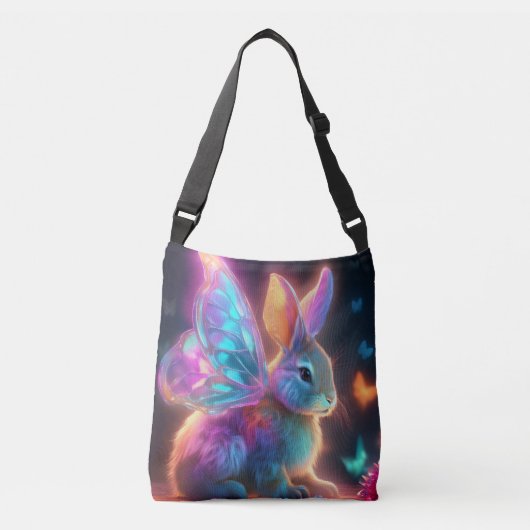 Crystal Bunny Tragetaschen Mit Langen Trägern (Vorderseite)