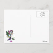 "Crystal" Candy Rainbow Butterfly Fairy Postcard Postkarte (Rückseite)