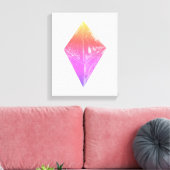 Crystal Canvas Print Leinwanddruck (Insitu (Wohnzimmer))