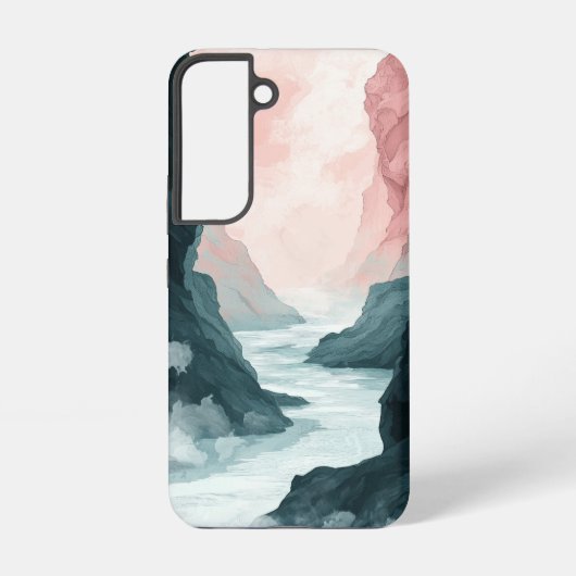 Crystal Canyon Glow Phone Case Samsung Galaxy Hülle (Rückseite)