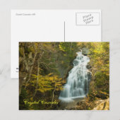 Crystal Cascade, NH Postcard Postkarte (Vorne/Hinten)