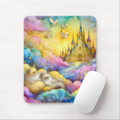 ~Crystal Castle Clouds Kittens ~ Mousepad (Mit Mouse)