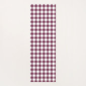 Crystal Cat Lila Black Kariert Niedlich White Kitt Yogamatte (Rückseite)