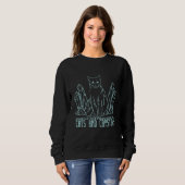Crystal Cat Pastel Goth Sweatshirt (Vorne ganz)