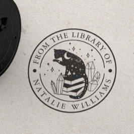 Crystal Cat Star Pencil Moon aus der Bibliothek Gummistempel