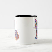 Crystal Cat Zweifarbige Tasse (Mittel)
