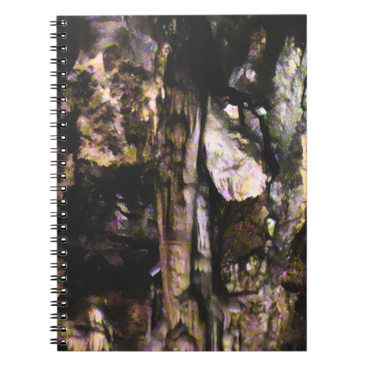 Crystal Cave Deva Notizbuch Notizblock (Vorderseite)