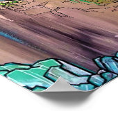 Crystal Cave Print - Semi-Gloss Poster Paper (Ecke)