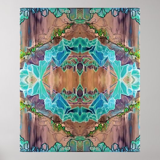 Crystal Cave Print - Semi-Gloss Poster Paper (Vorne)