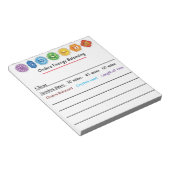 Crystal Chakra Balancing Pad Notizblock (angewinkelt)