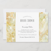 Crystal Champagne Burst Brautparty Einladung (Vorderseite)