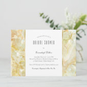 Crystal Champagne Burst Brautparty Einladung (Stehend Vorderseite)