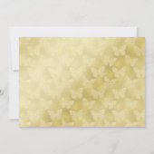 Crystal Champagne Burst Brautparty Einladung (Rückseite)