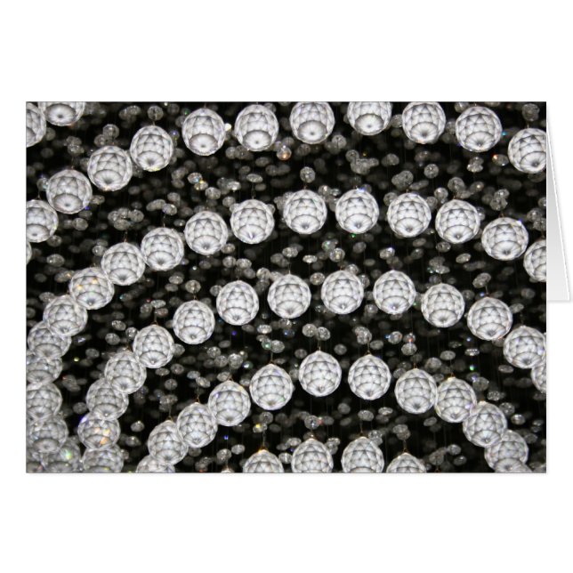 Crystal Chandelier Card (Vorderseite (Horizontal))