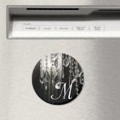 Crystal Chandelier Chic Monogram Initial Magnet (In Situ (Geschirrspüler))