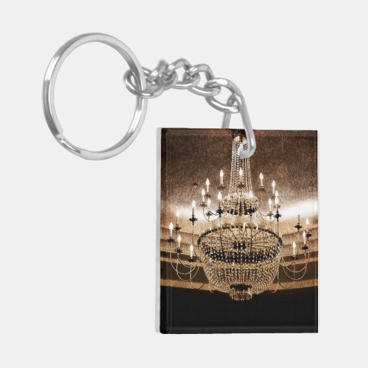 Crystal Chandelier Dazzle Glitz Glam Schlüsselkett Schlüsselanhänger (Vorderseite links)