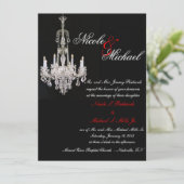 Crystal Chandelier - Einladungen (Stehend Vorderseite)