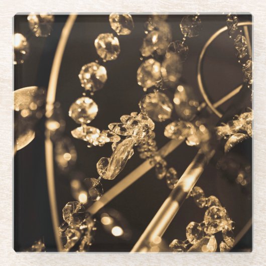 Crystal Chandelier Glasuntersetzer (Vorderseite)