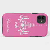 Crystal Chandelier iPhone 5 Case-Mate (rosa) Hülle (Rückseite (Horizontal))
