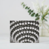 Crystal Chandelier Post Card Postkarte (Stehend Vorderseite)