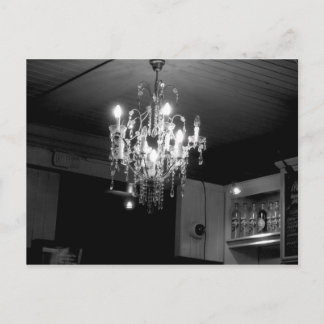 Crystal Chandelier Postkarte