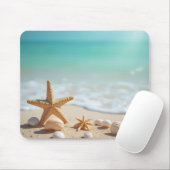 Crystal Clear Beach View Mouse Pad v0.2 Mousepad (Mit Mouse)