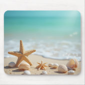 Crystal Clear Beach View Mouse Pad v0.2 Mousepad (Vorne)