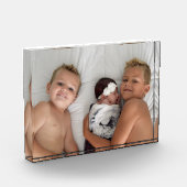 Crystal Clear-Foto-Block Fotoblock (Links)