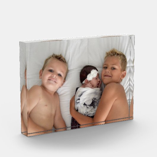 Crystal Clear-Foto-Block Fotoblock (Links)