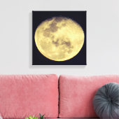 Crystal Clear Moon Leinwanddruck (Insitu (Wohnzimmer))