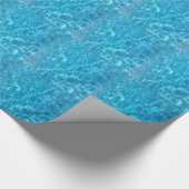 Crystal Clear Sky Blue Pool Water Geschenkpapier (Ecke)