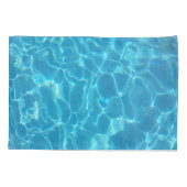 Crystal Clear Sky Blue Pool Water Kissenbezug (Rückseite)