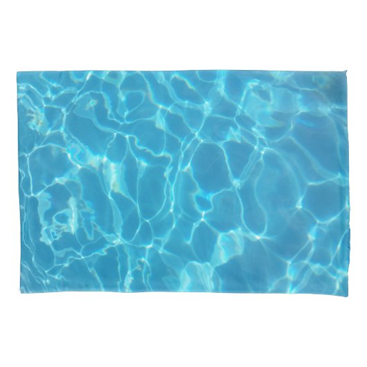 Crystal Clear Sky Blue Pool Water Kissenbezug (Vorderseite)